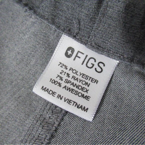 Figs Gray Scrub Pants Size XL Short - Picture 7 of 14